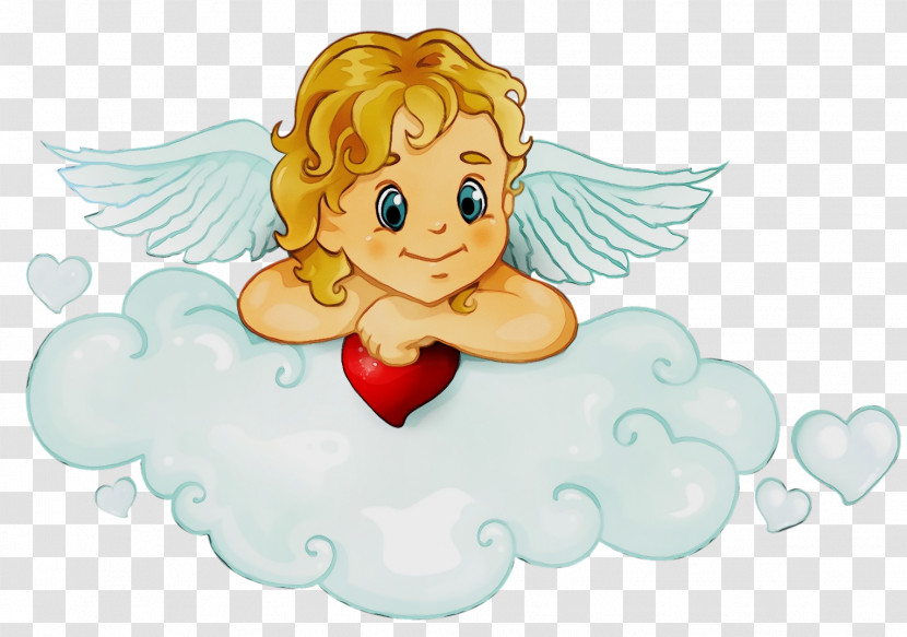 Angel Cartoon Cupid Animation Wing Transparent PNG