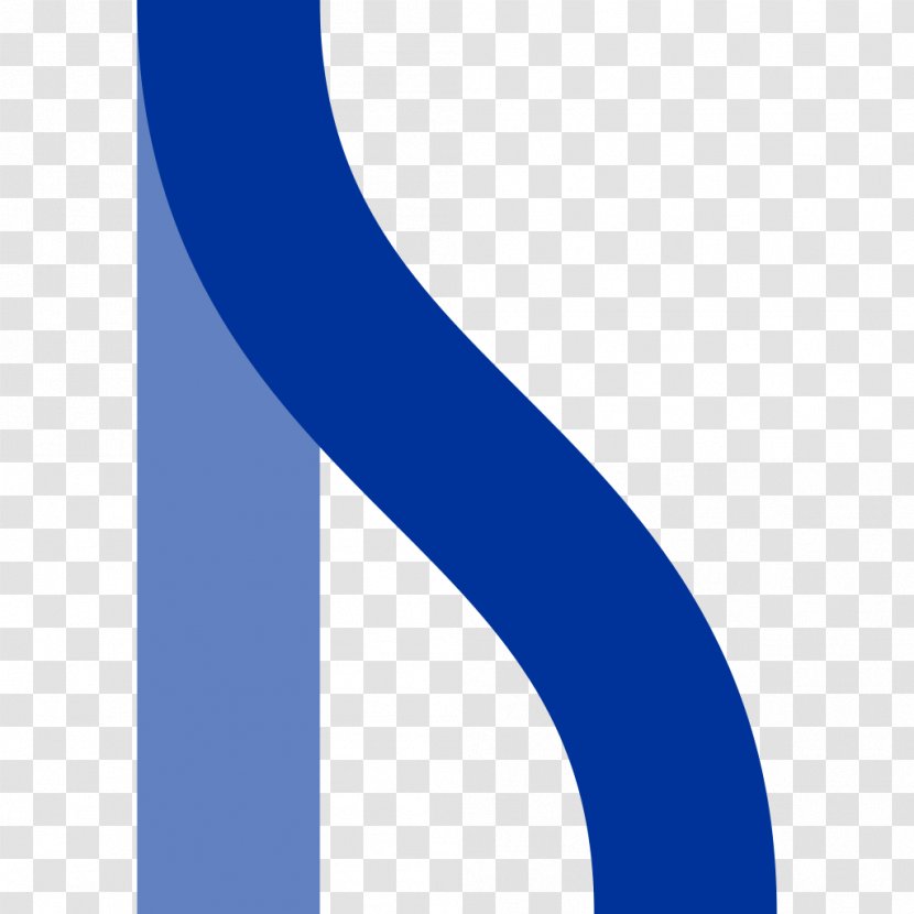 Line Brand Angle - Blue Transparent PNG