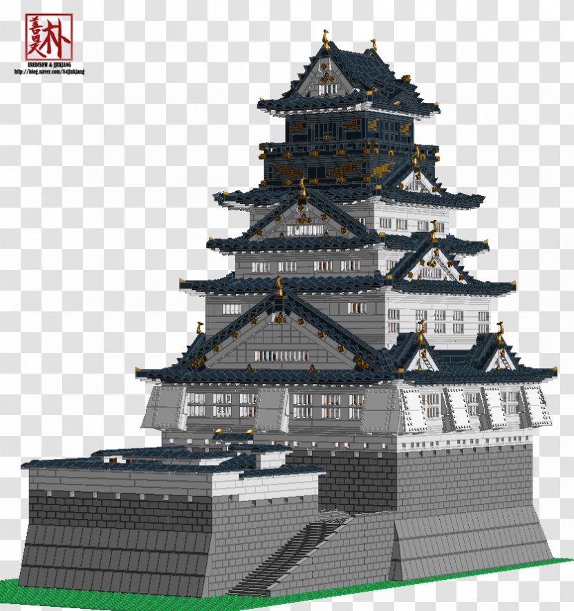 Osaka Castle LEGO Tenshu Transparent PNG