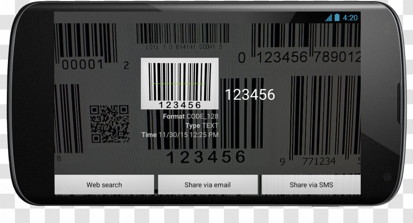 Electronics Multimedia - Technology - Barcode Transparent PNG