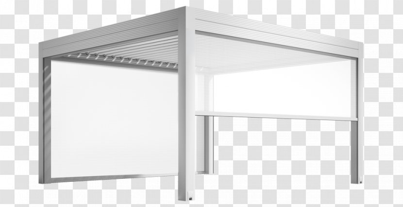 Pergola Sonnenschutz Angle Azimuth Fulda - White Transparent PNG