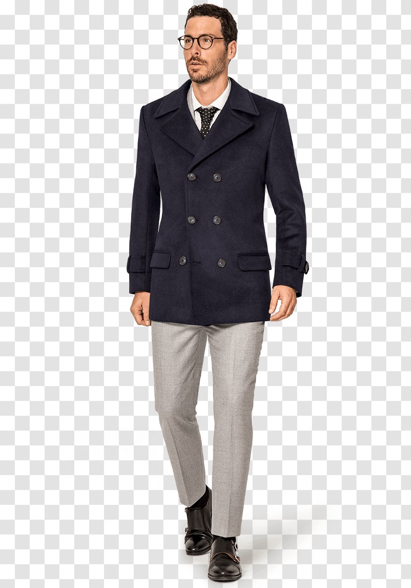 Hoodie Pea Coat Jacket Overcoat - Fashion Transparent PNG
