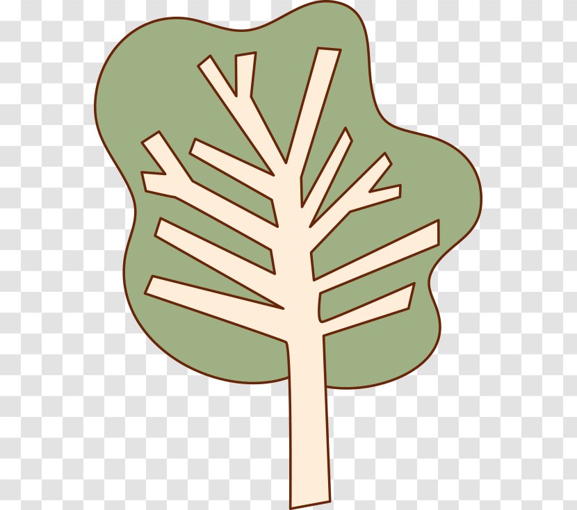 Tree Cartoon Euclidean Vector Illustration - Leaf Transparent PNG