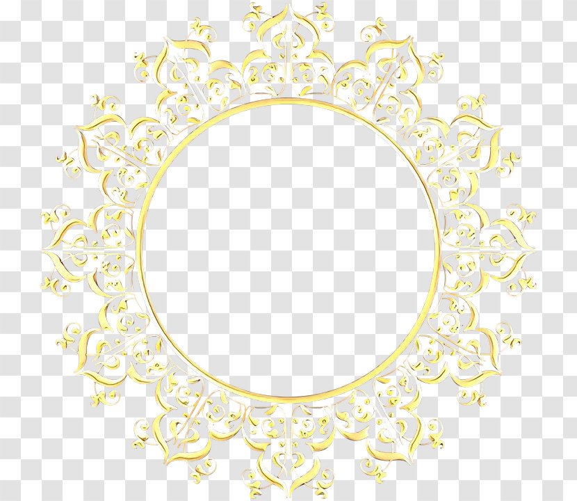 Picture Frames Body Jewellery Line Yellow Pattern Transparent PNG
