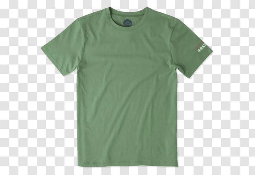 Printed T-shirt Life Is Good Company Sleeve - Tshirt Transparent PNG