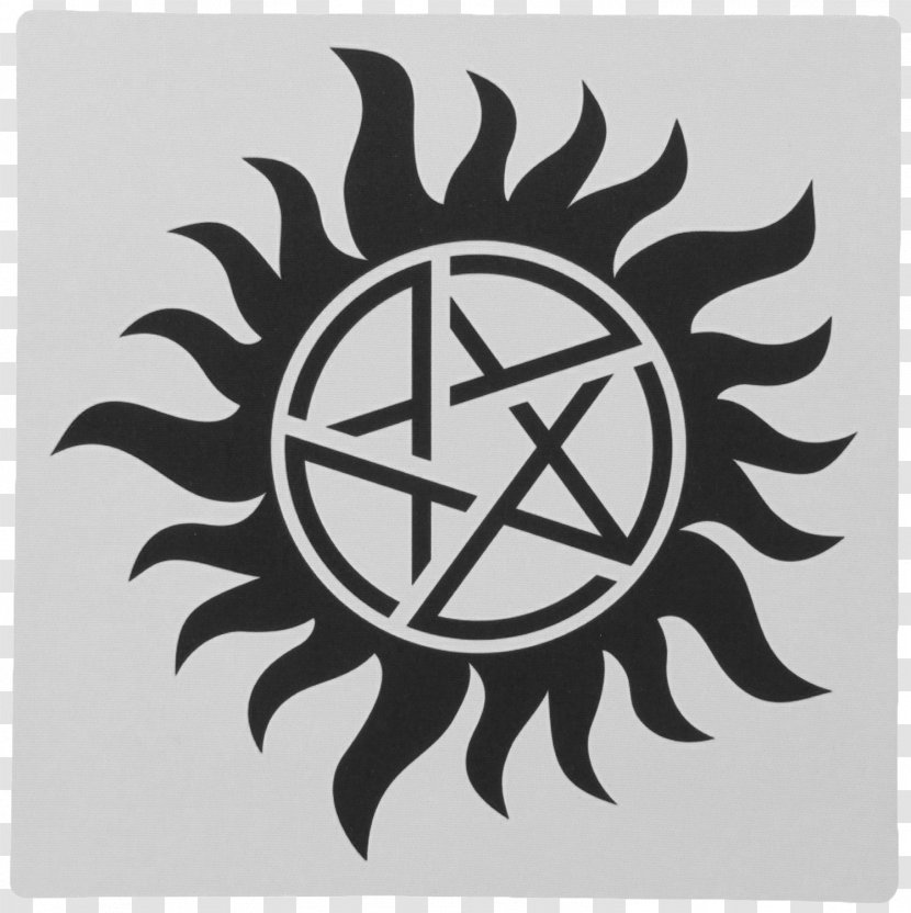 Dean Winchester Castiel Sam Charlie Bradbury Tattoo - Sticker - Sun Mouse Pad Transparent PNG