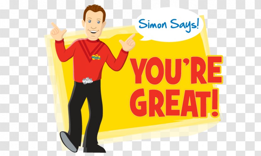 The Wiggles Simon Says Big Red Car Get Ready To Wiggle Banner Happiness Transparent Png - the wiggles roblox big red car