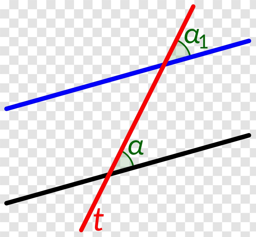 Parallel Transversal Line Angle Mathematics Transparent PNG
