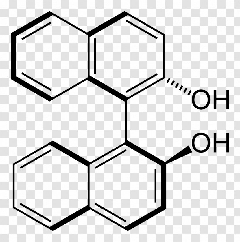 Phenyl Group Acid 1,1'-Bi-2-naphthol Chemical Compound CAS Registry Number - Black And White - Diagram Transparent PNG