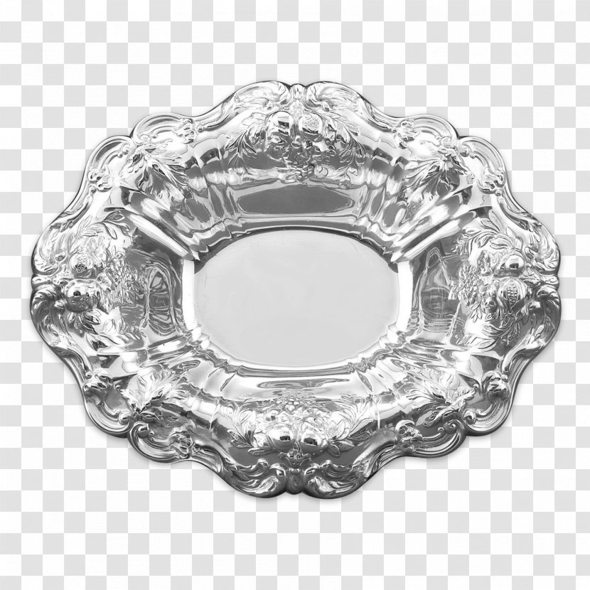 Silver Platter Tableware Bowl Transparent PNG