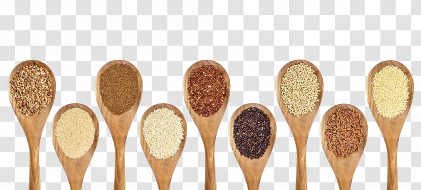 Indian Cuisine Ancient Grains Cereal Teff Whole Grain - Spoon - The Of In Wooden Transparent PNG