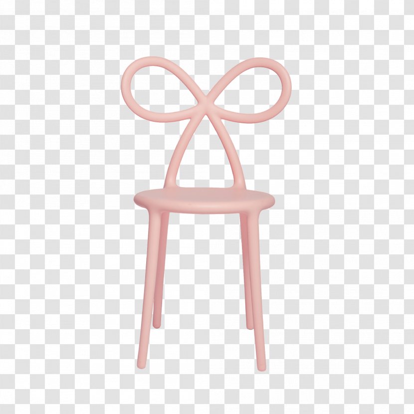 Qeeboo Chair Furniture Seat - Ribbon - Pink Paper Ribbons Transparent PNG