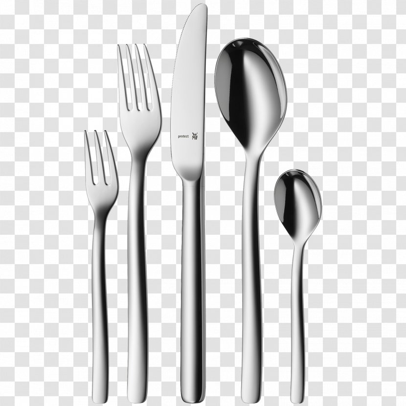 Knife Cutlery WMF Group 11.0691.6342 30pc Stainless Steel Flatware Set Spoon Café Atic Protect - Aluminum Fish Cooker Transparent PNG