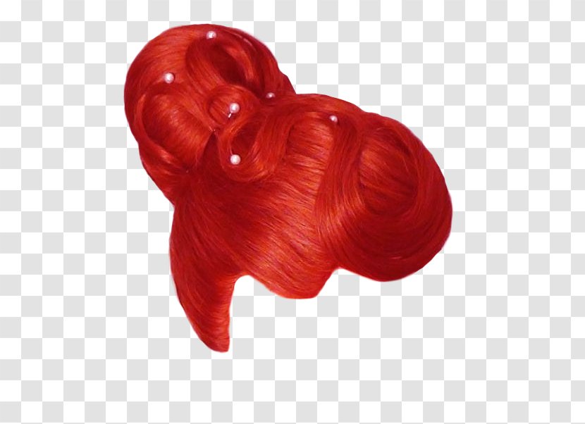 Wig Red Hair - Lace - Ginger Transparent PNG