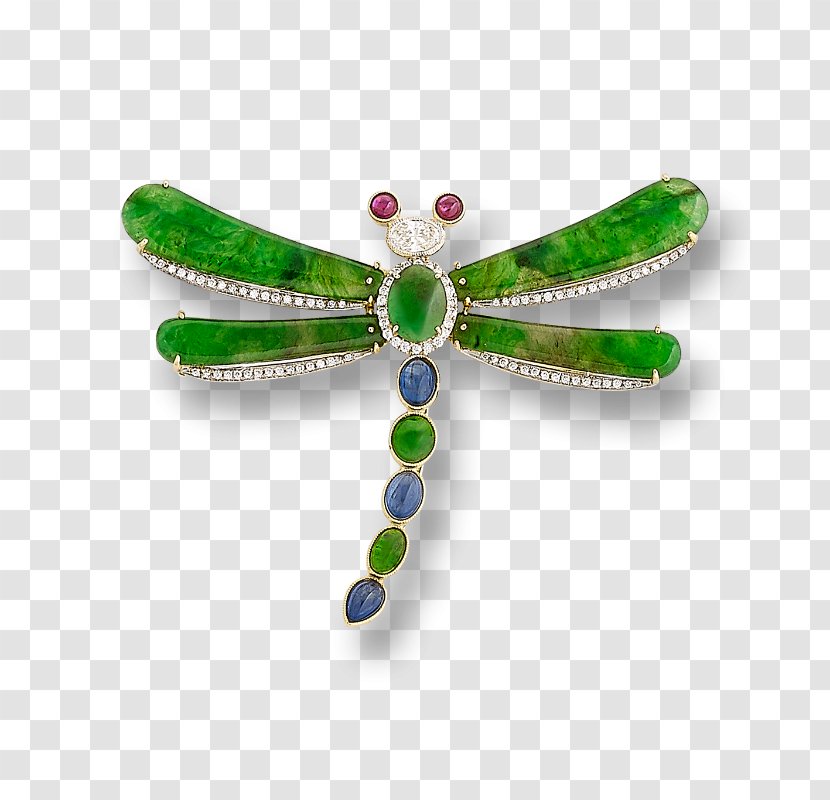 Insect Jewellery Gemstone Clothing Accessories Emerald - Dragonfly - Dragon Fly Transparent PNG