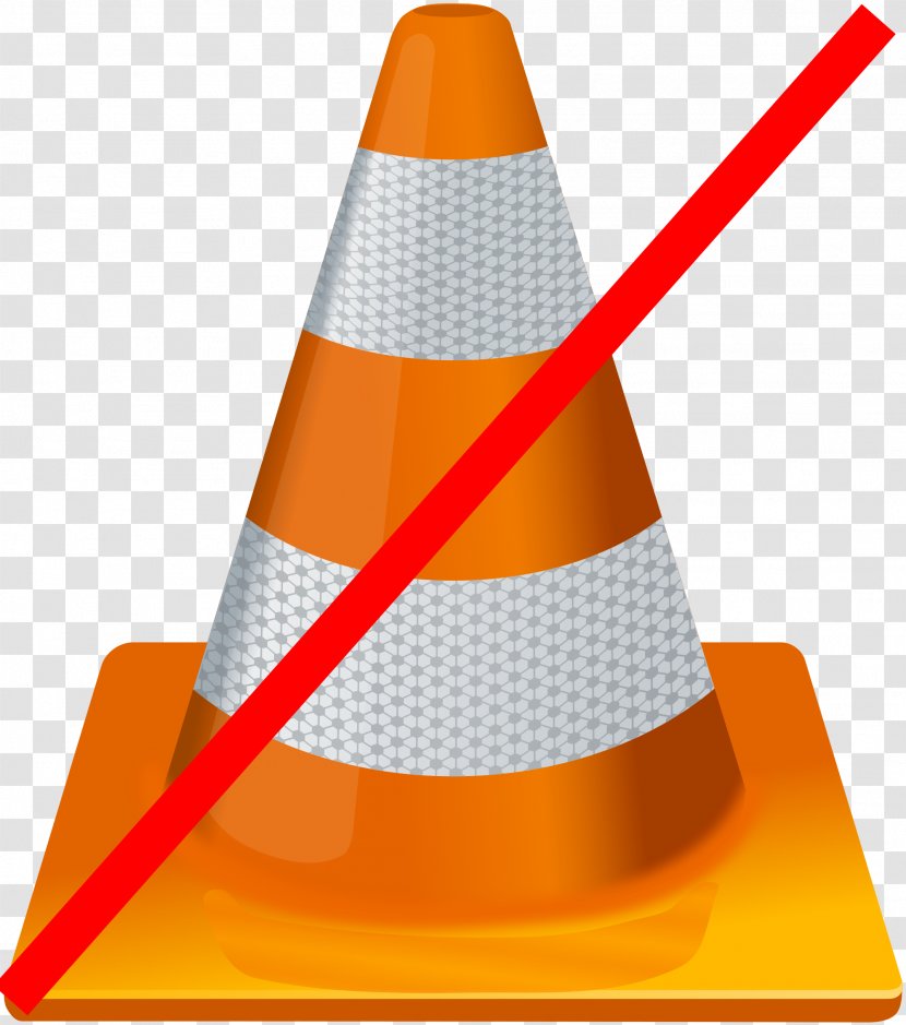 VLC Media Player Server Multimedia Free And Open-source Software - Cone - Windows Transparent PNG