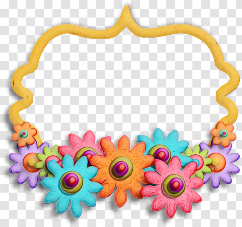 Flower Background Frame - Body Jewelry - Film Transparent PNG