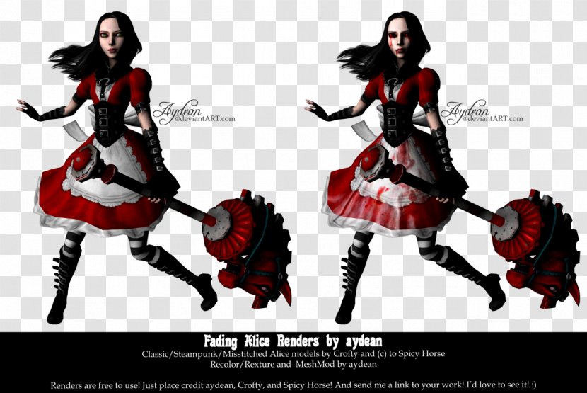 Costume Action & Toy Figures Character - American Mcgee's Alice Characters Transparent PNG