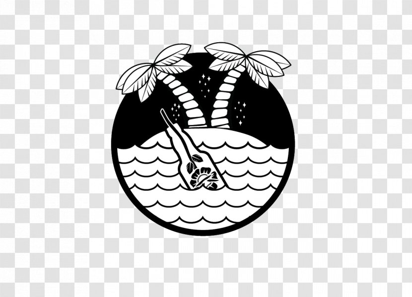 Logo Graphic Design - Black - Floating Island Transparent PNG