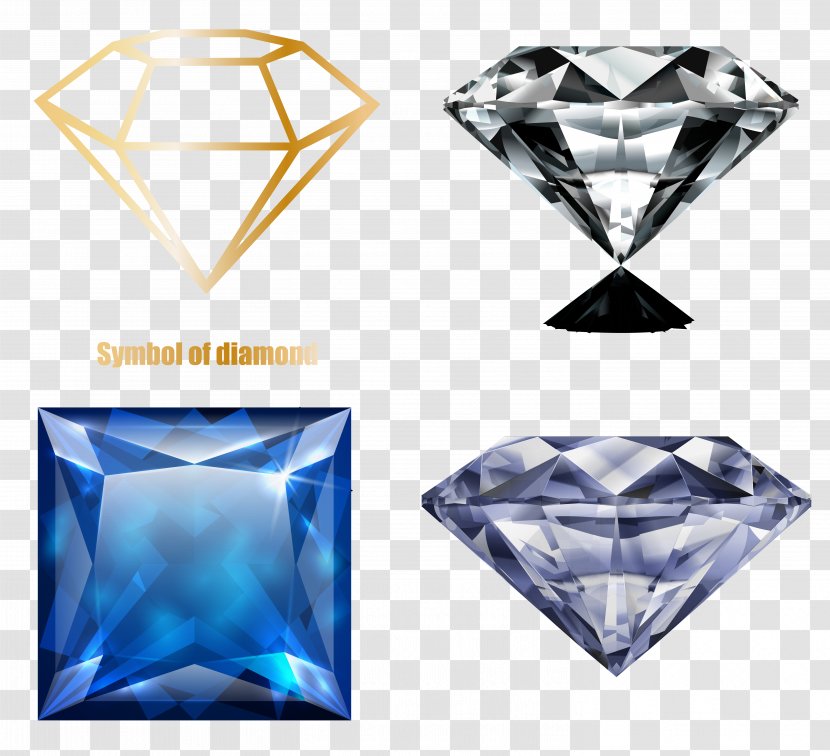 Pink Diamond Princess Cut - Vector Elements Jewelry Transparent PNG
