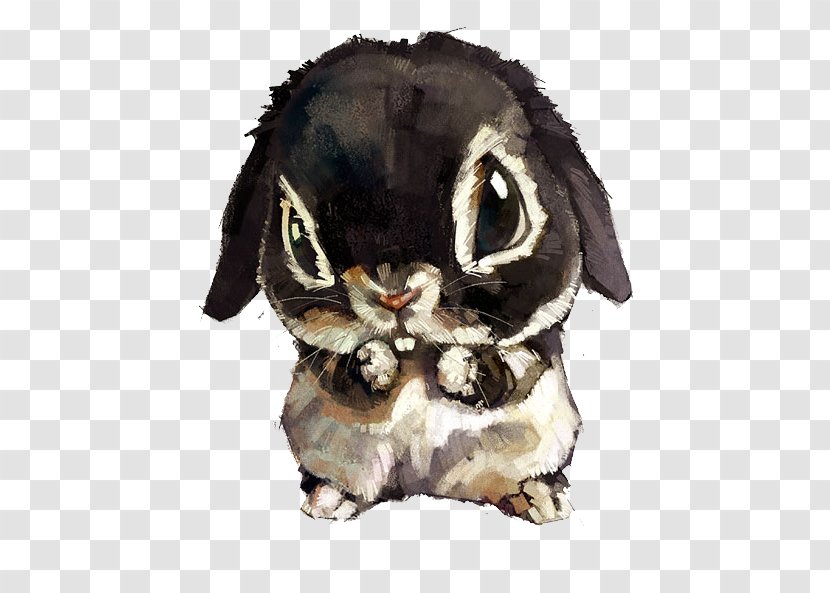 Drawing Watercolor Painting Animal Art - Dog Like Mammal - Cute Puppet Image,Cartoon Mouse Transparent PNG