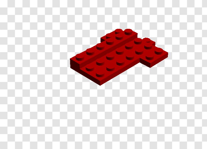 Rectangle - Red - Lego Digital Designer Transparent PNG