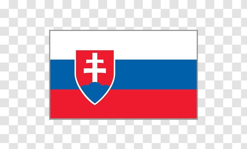Flag Of Slovakia National Iceland - Rectangle - Blue Stripes Transparent PNG