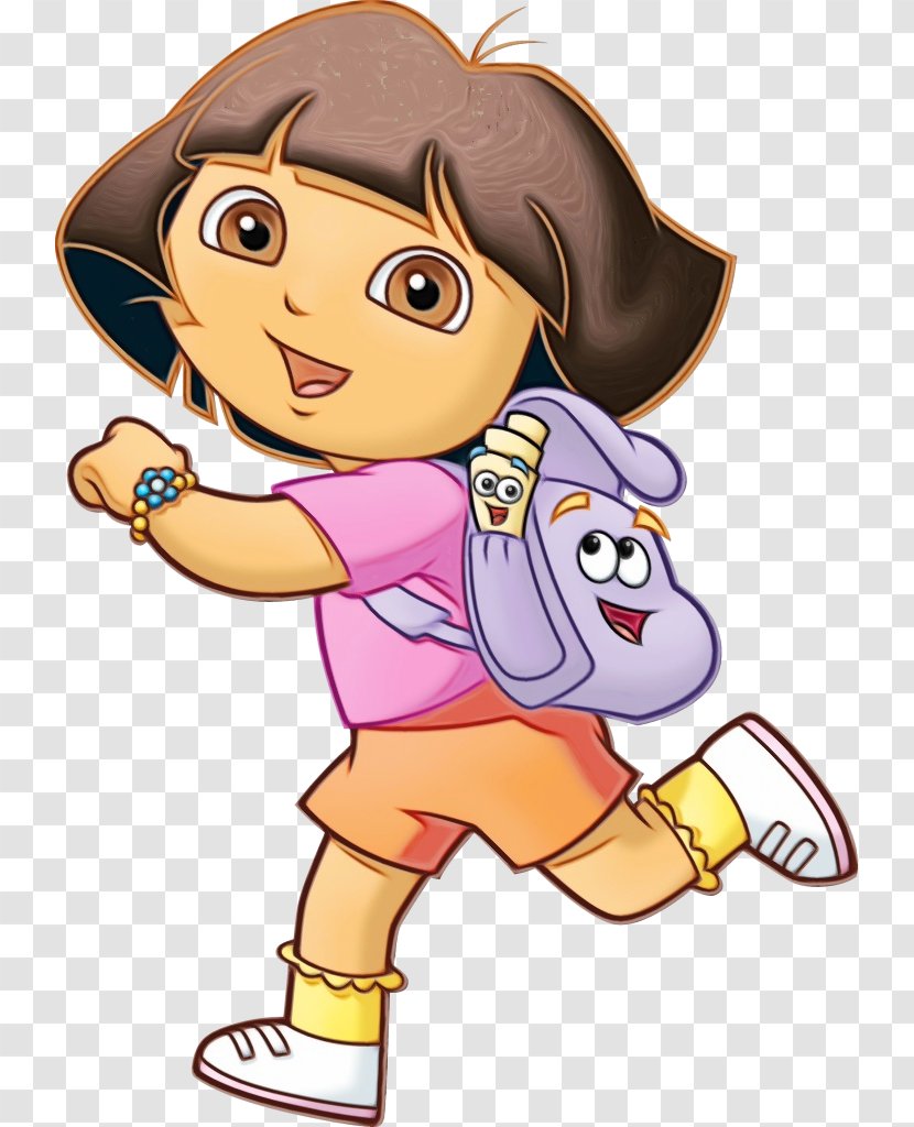 Watercolor Cartoon - Dora And The Lost City Of Gold - Style Thumb Transparent PNG