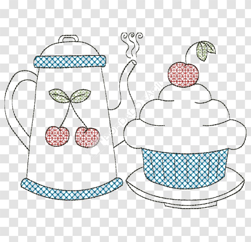 Cupcake Teapot Teacup Kitchen Utensil Cream - Biscuits - Plate Transparent PNG
