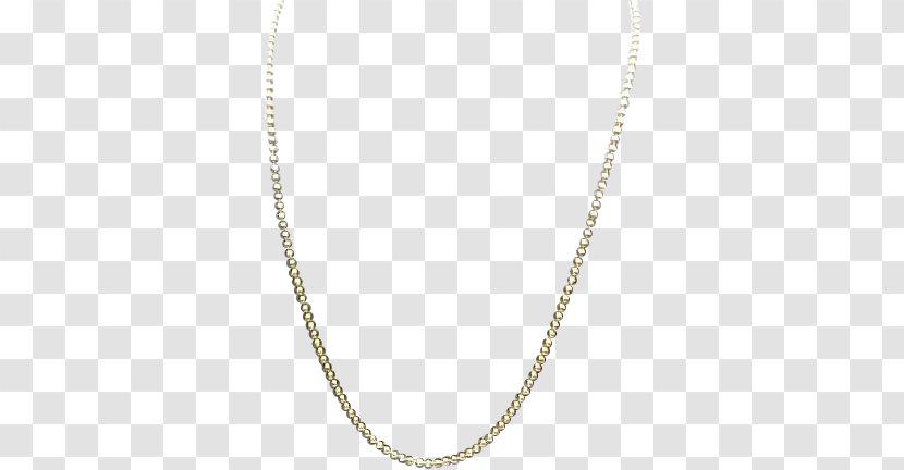 Necklace Chain Gold Sterling Silver Prayer Beads - Metal Transparent PNG