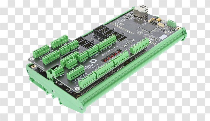 Microcontroller Electronics Electronic Circuit RAM Capacitor - Motherboard - Break Out Transparent PNG