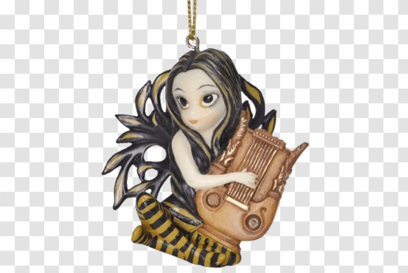Fairy Strangeling: The Art Of Jasmine Becket-Griffith Figurine Lyre - Heart Transparent PNG