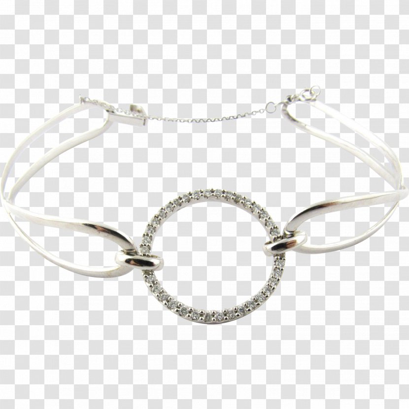 Bracelet Jewellery Silver Necklace Gold - Diamond Transparent PNG