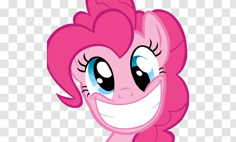Pinkie Pie Smile Rarity Pony Rainbow Dash - Tree - Unicorn Head Transparent PNG