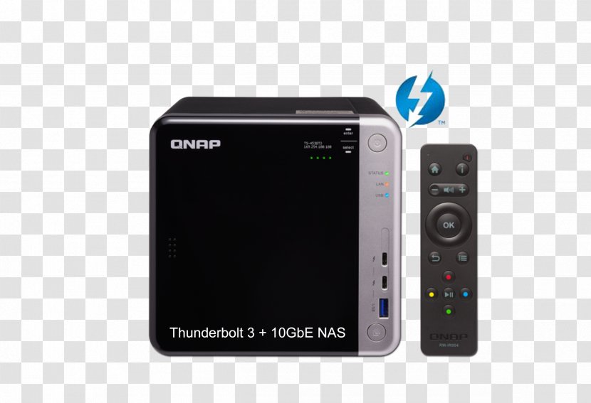 QNAP TS-453BT3-8G-US SAN/NAS/DAS Storage System Network Systems Computer Servers Serial ATA TS-863U-4G - Qnap 4bay Nas - Electronics Accessory Transparent PNG