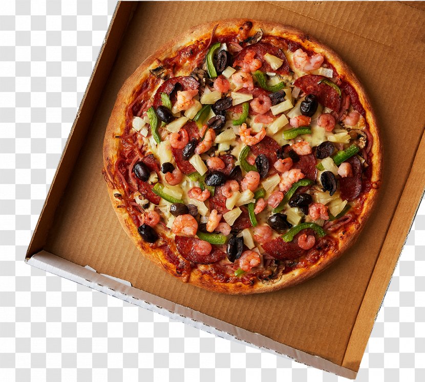 California-style Pizza Sicilian Vegetarian Cuisine Of The United States - Italian Food Transparent PNG