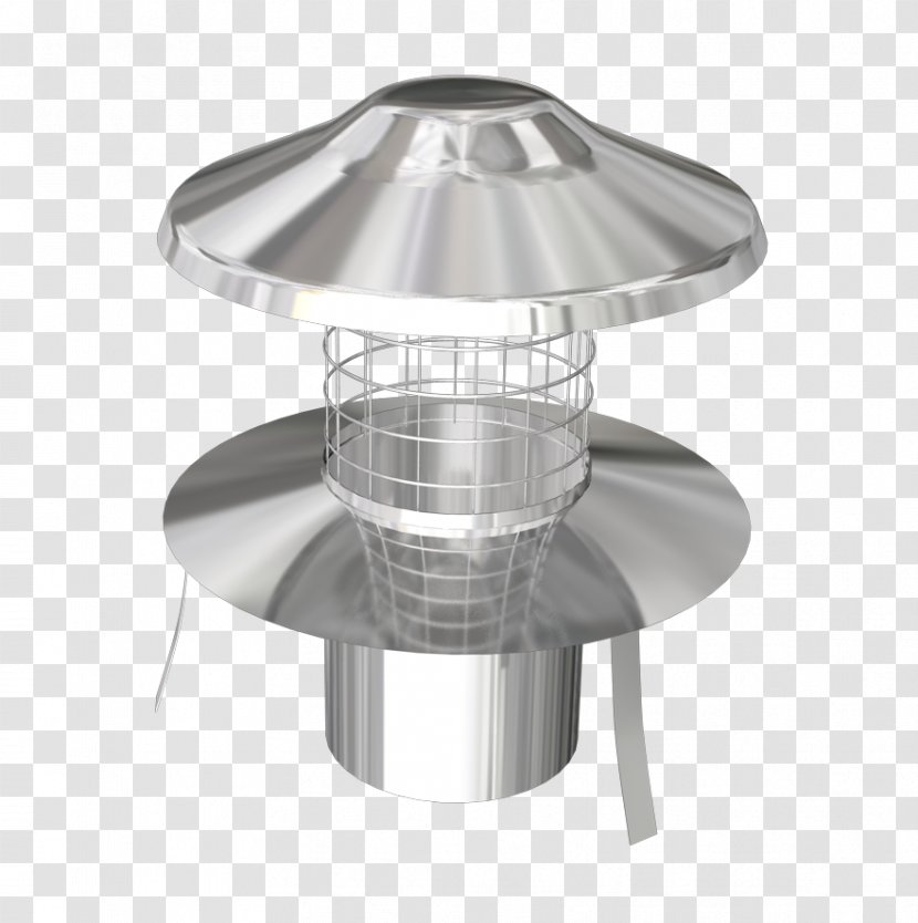 Dura Flue Cowl Duct - Stainless Steel - Hanging Pot Transparent PNG