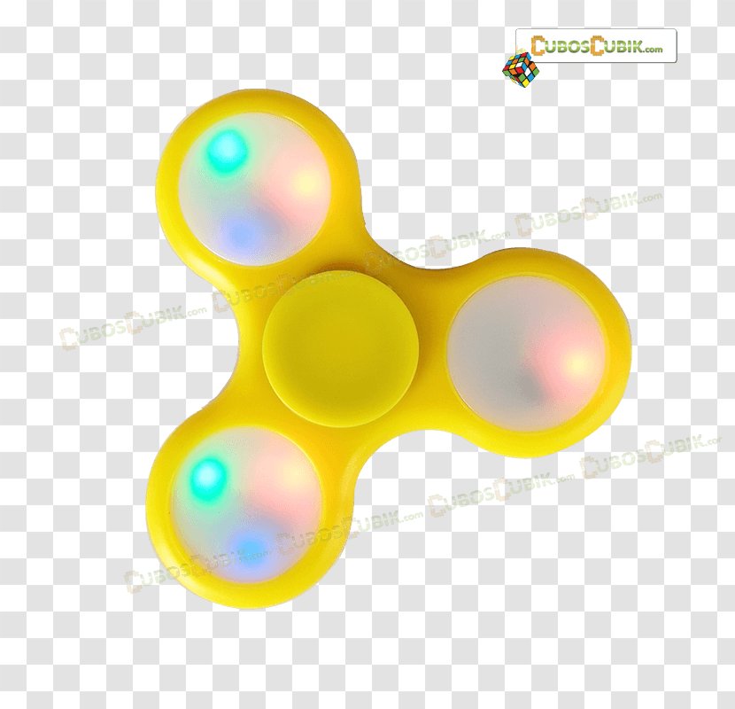 Light-emitting Diode Fidget Spinner Cube - Fidgeting Transparent PNG