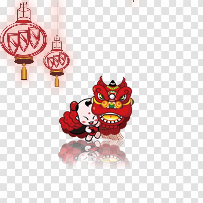 Lion Dance Dragon Chinese New Year Cartoon - Creative Transparent PNG
