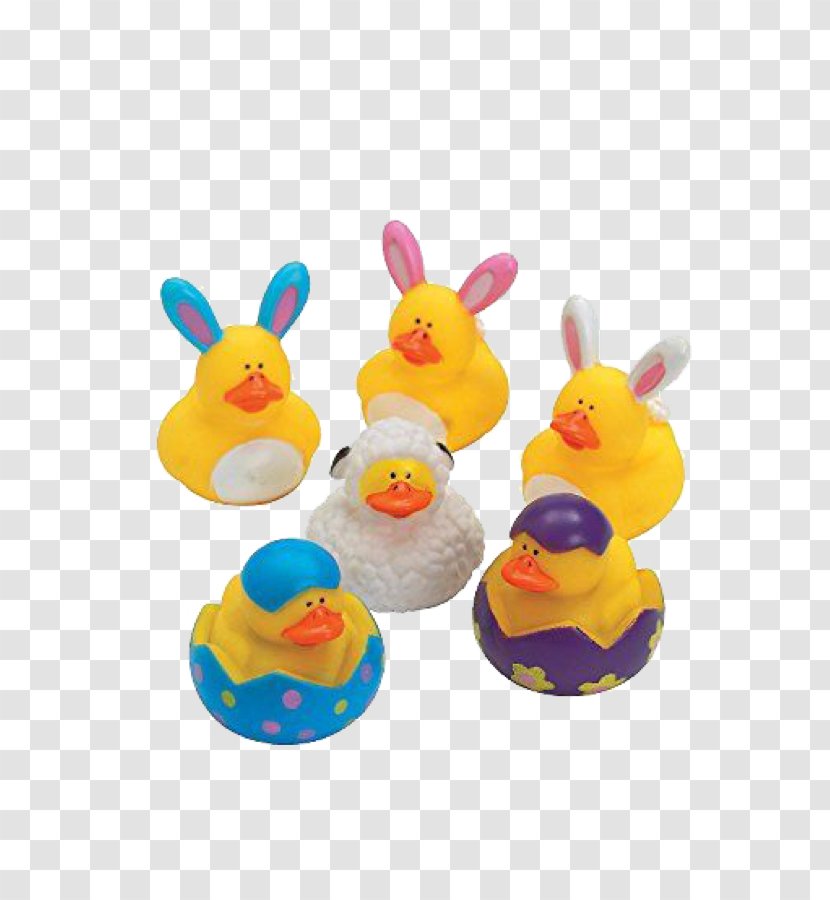 Rubber Duck Natural Easter Toy - Party Favor Transparent PNG