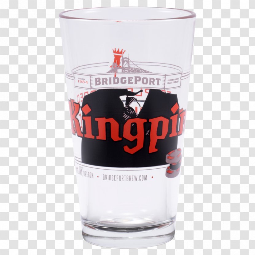 Pint Glass BridgePort Brewing Company Beer Ale - Bridgeport Transparent PNG
