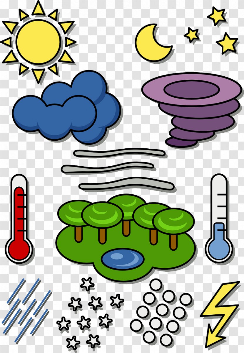 Weather Map Symbol Clip Art - Systems Transparent PNG