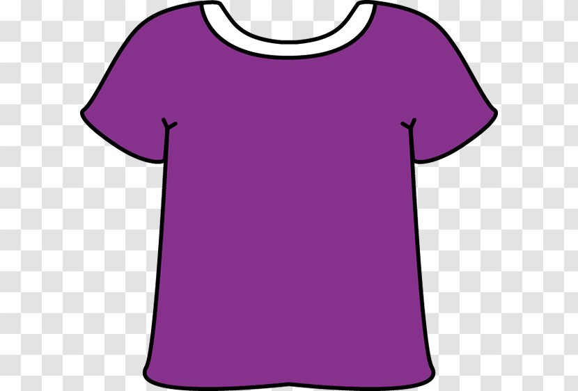 T-shirt Sleeve Purple Clip Art - Shirt - Red Cliparts Transparent PNG