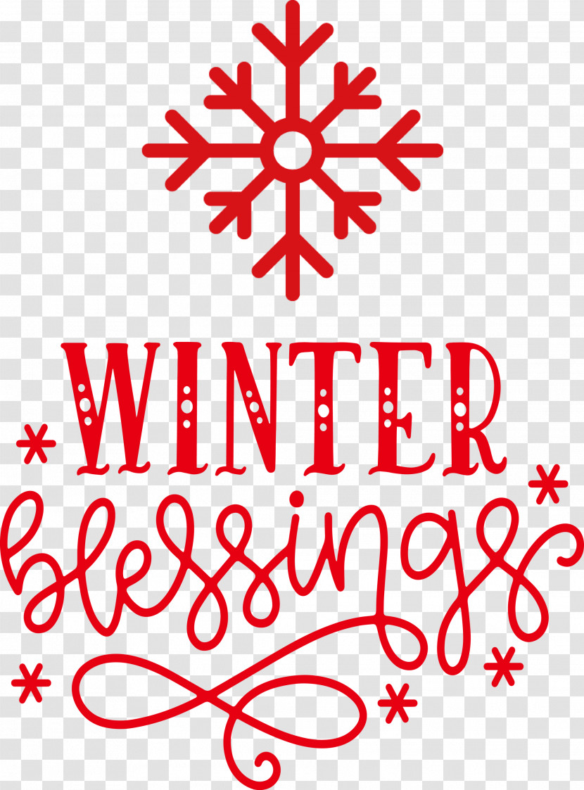 Winter Blessings Transparent PNG