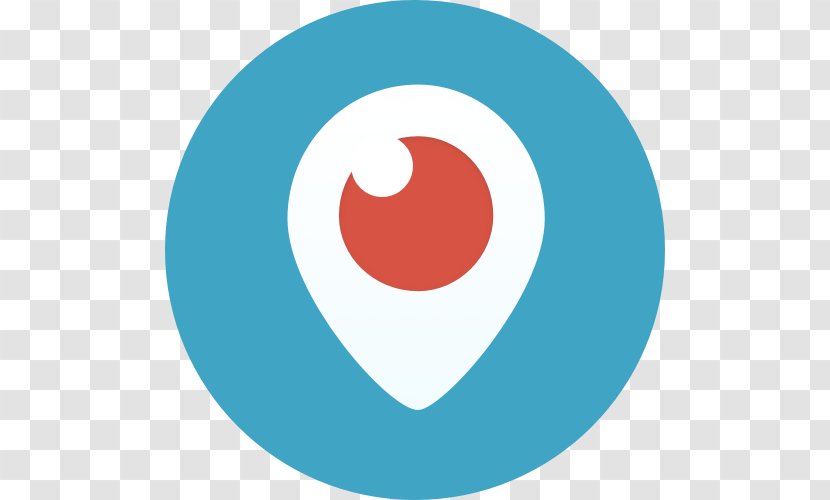 Periscope Streaming Media Live Logo - Brand - Color Circular Transparent PNG
