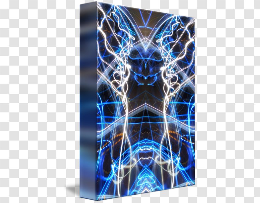 Symmetry Organism - Electric Blue - Light Streak Transparent PNG