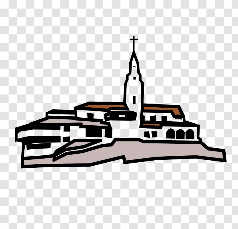 Monserrate Sanctuary Drawing Clip Art - White - Iglesia Transparent PNG