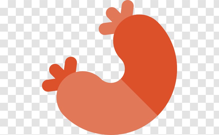 Finger Line Chicken As Food Clip Art - Silhouette Transparent PNG