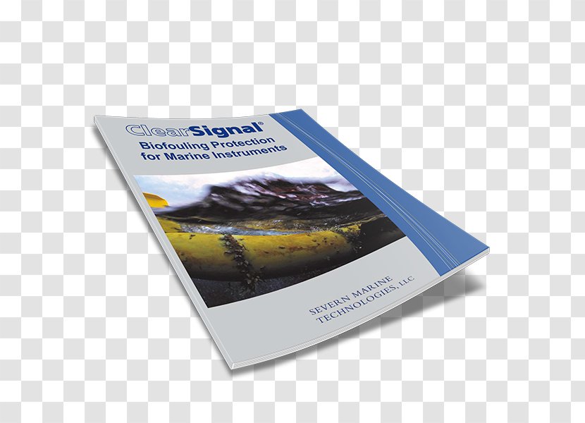 Brochure Book Biofouling Sea Technology Severn Marine Technologies Llc - Pamphlet Transparent PNG
