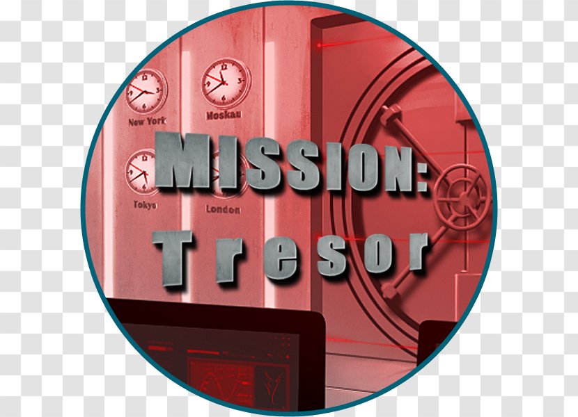 Time-Busters Escape The Room Game - Red - Tresor Transparent PNG